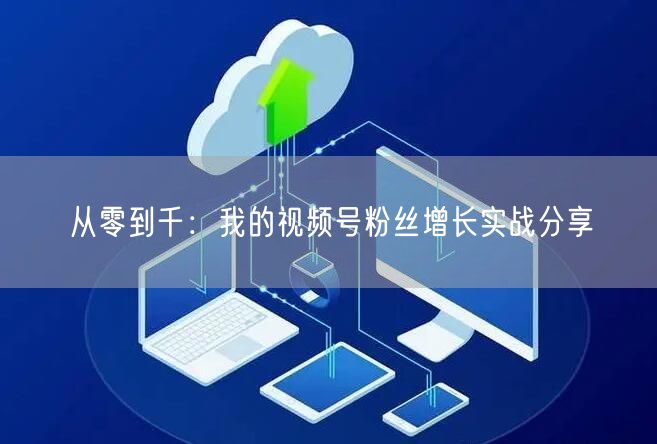 从零到千：我的视频号粉丝增长实战分享